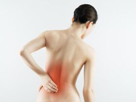 Dor nas costas con osteocondrose