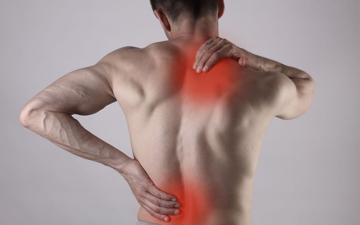A dor nas costas é un sinal de enfermidades do sistema músculo-esquelético
