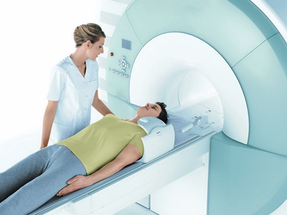 Resonancia magnética para o diagnóstico de osteocondrose